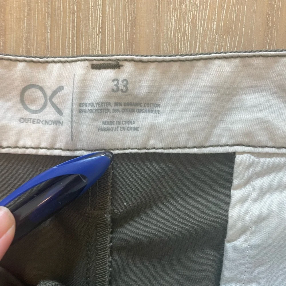 Outerknown Olive Green Shorts - Picture 5 of 8